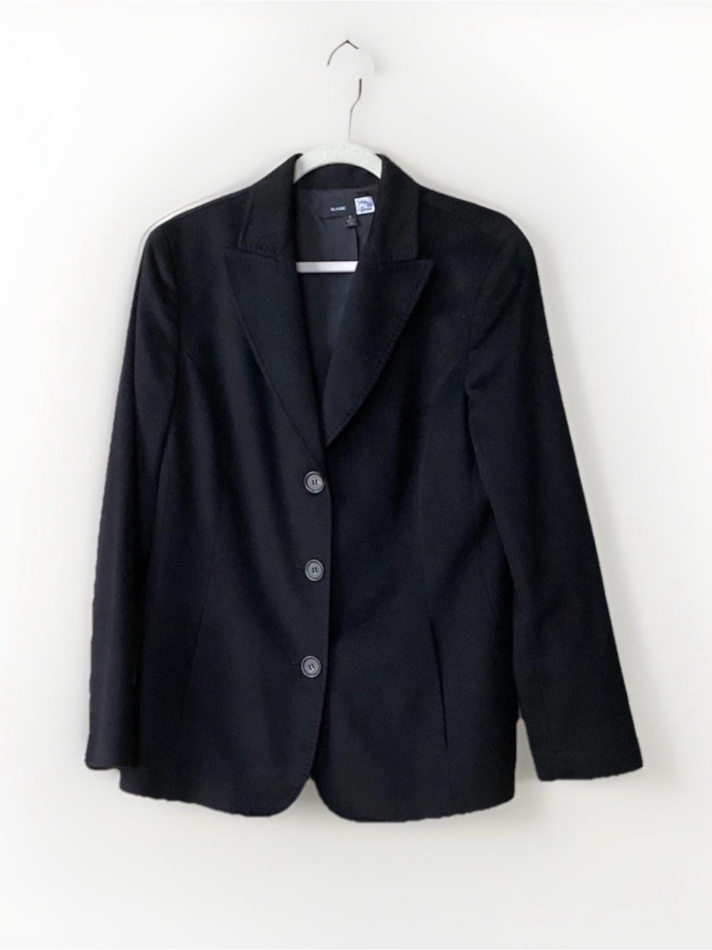 SAKS 5th Ave Loro Piana Cashmere Blazer Black Womens 12